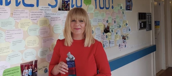 NHS Fife Development Worker wins Scottish Children’s Health Award